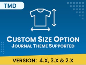 Custom Size option (ocmod & vqmod) 2.x
